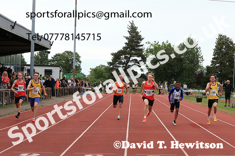 The 100 metres, 2025 NEGP No 3, Monkton. Photo: David T. Hewitson/Sports for All Pics